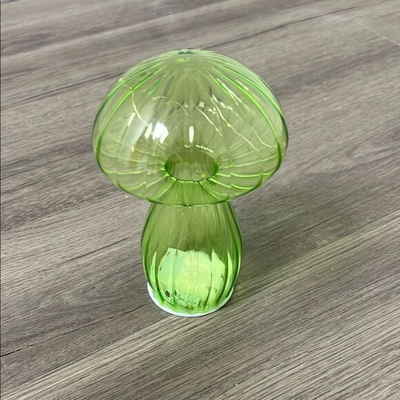 Lumineo Green Glass Mushroom Light Battery Operated with Timer New in Box - Picture 2 of 7